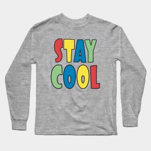 Stay Cool Primary Colors Long Sleeve T-Shirt